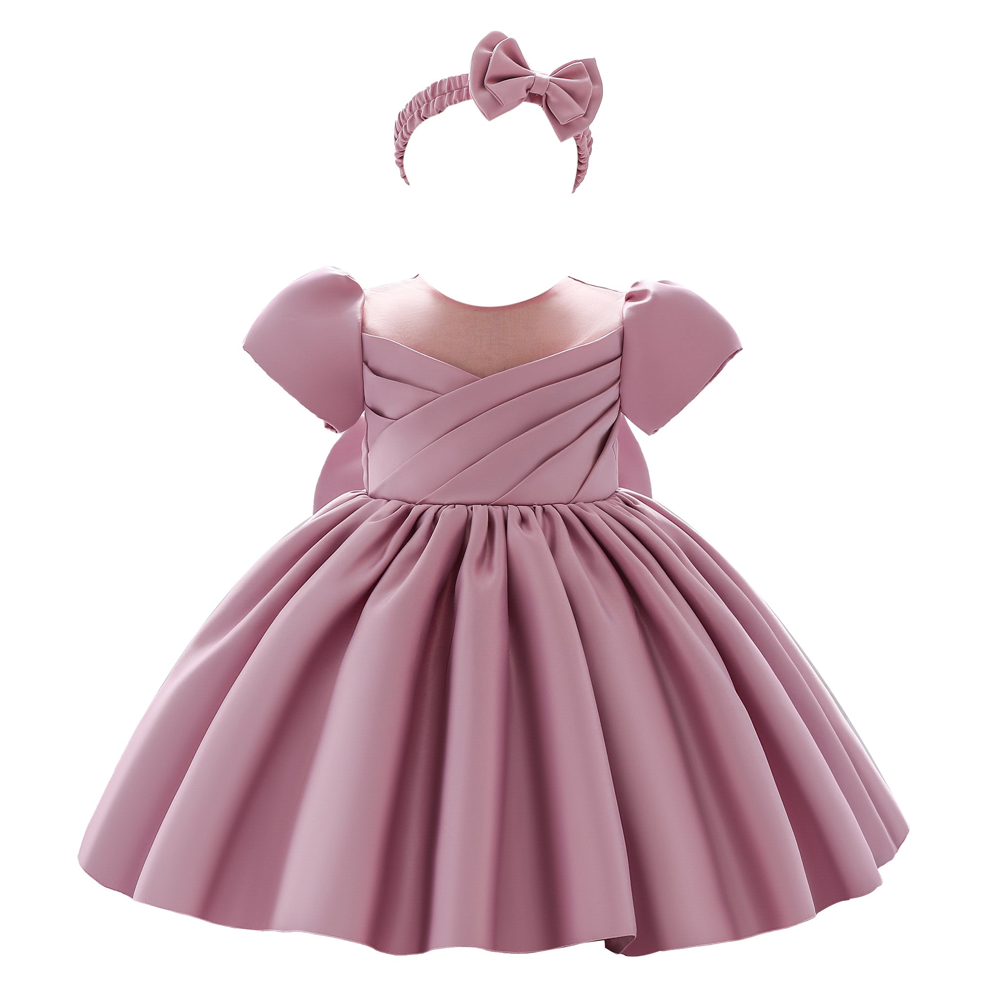 Pink & english lavender Fit & Flare Dress