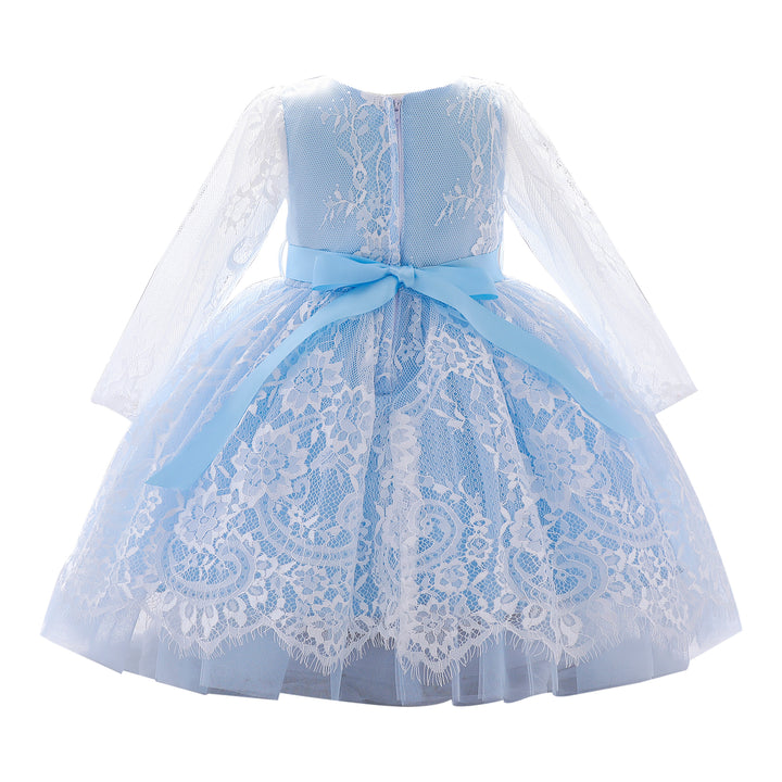 Blue & light steel blue Fit & Flare Dress