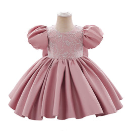 Girls Pink Balloon Party Dress