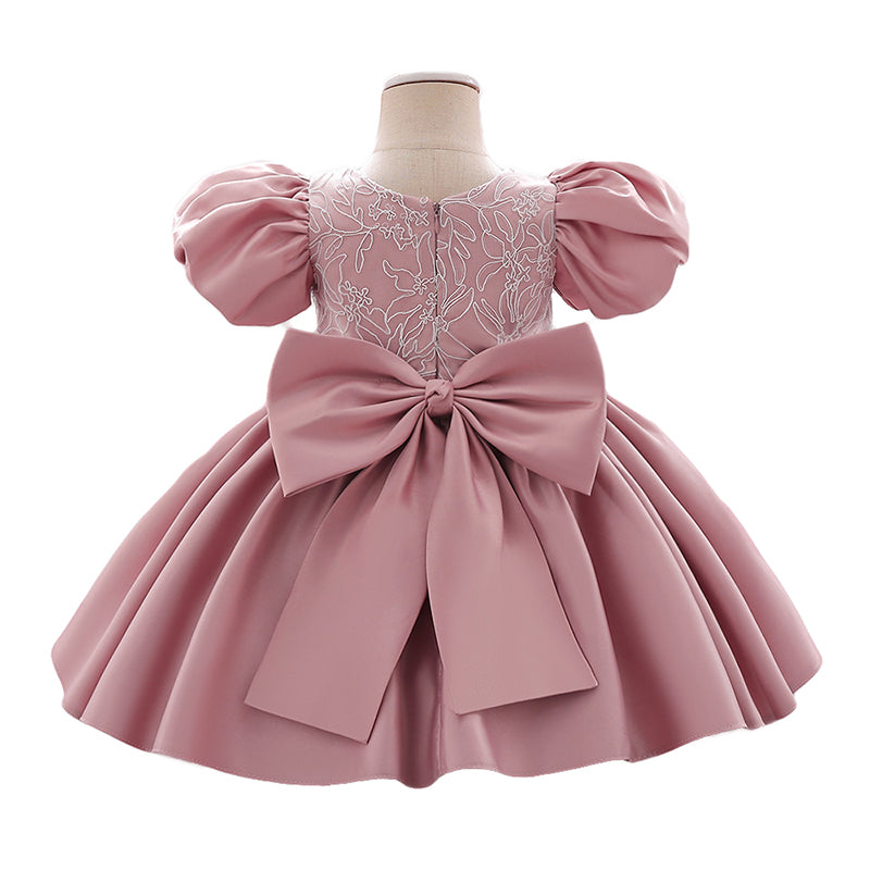 Girls Pink Balloon Party Dress