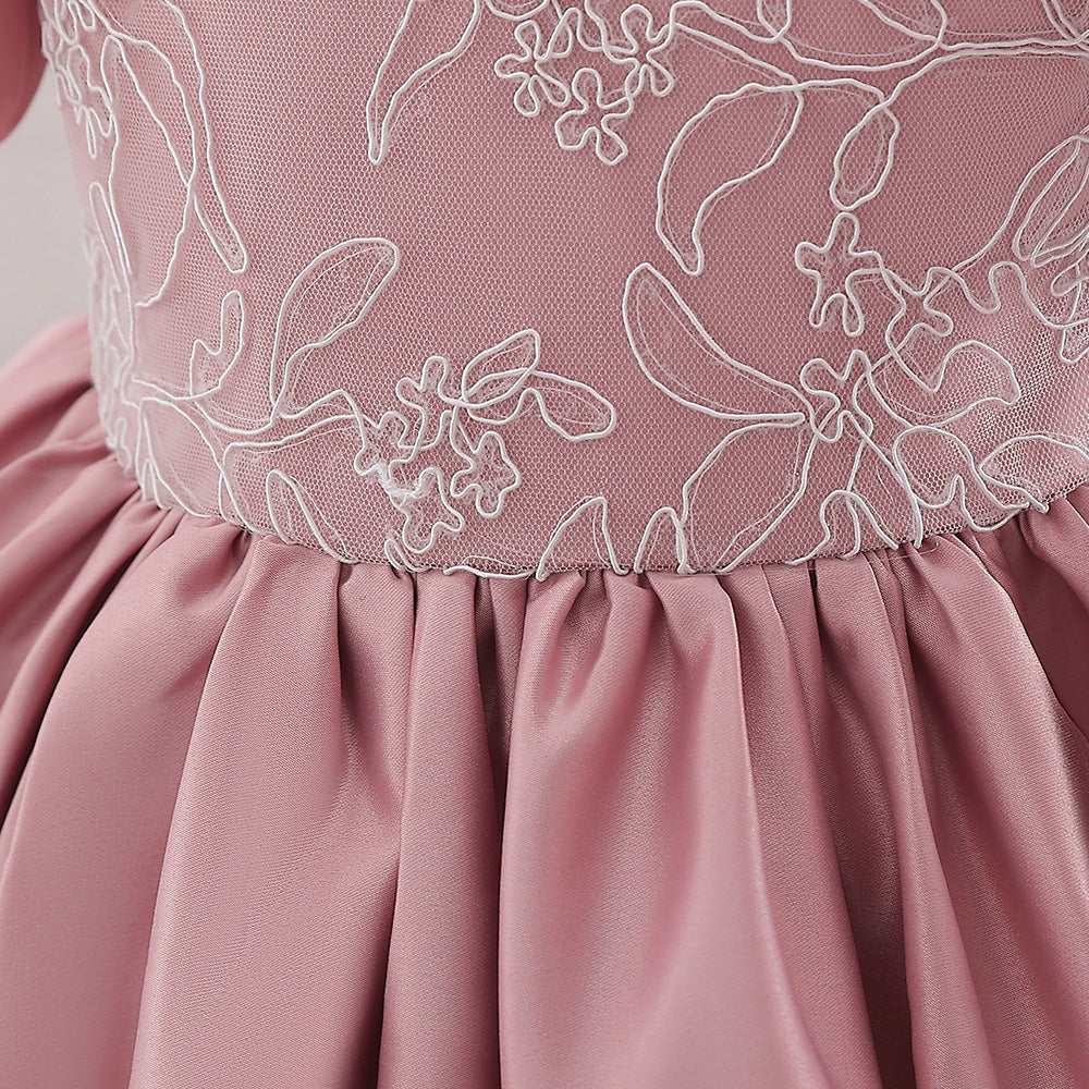 Girls Pink Balloon Party Dress