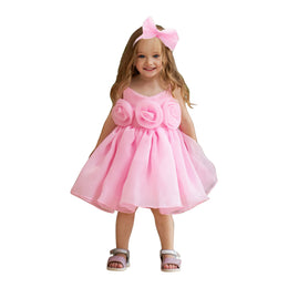 Pink Infant Girls Balloon Dress