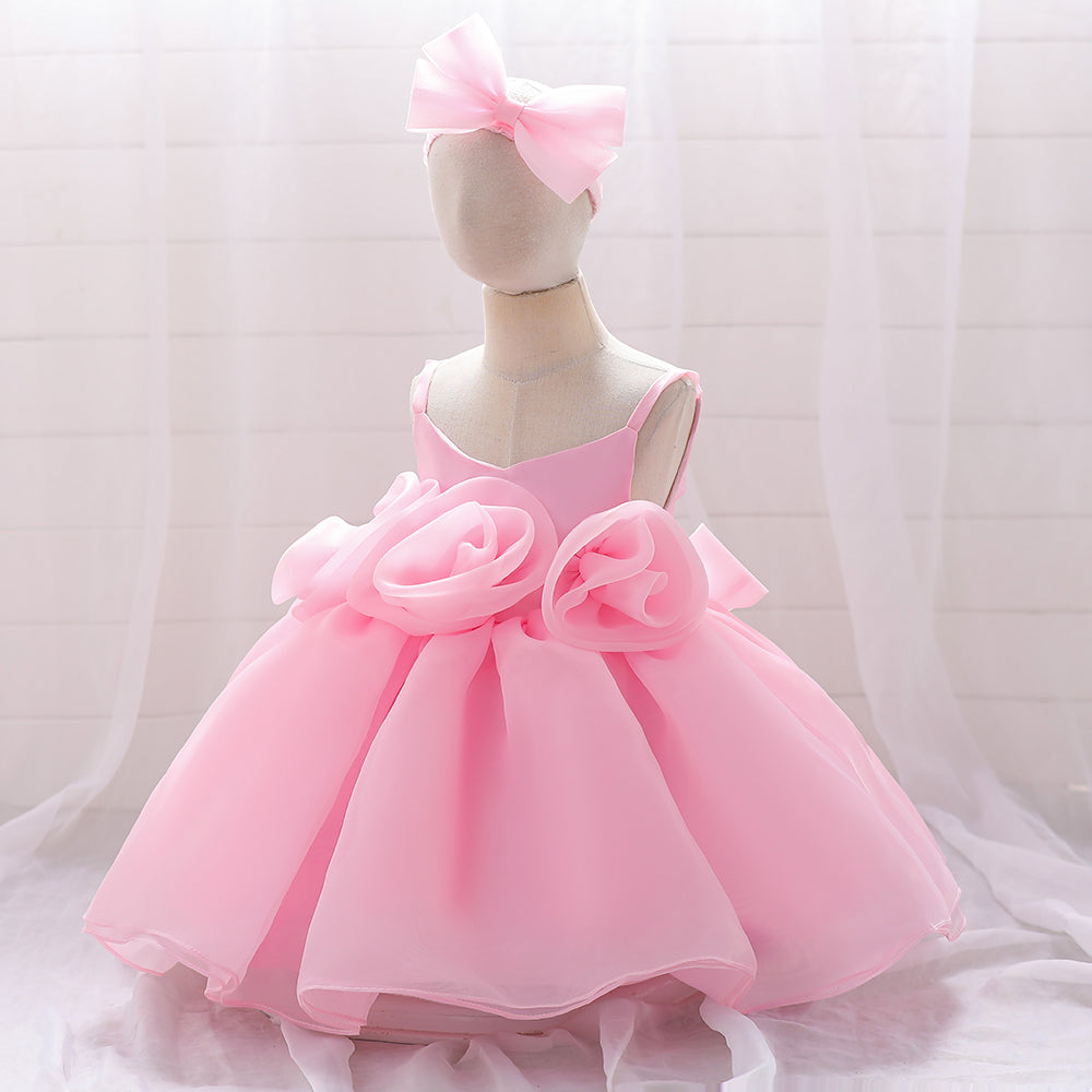 Pink Infant Girls Balloon Dress