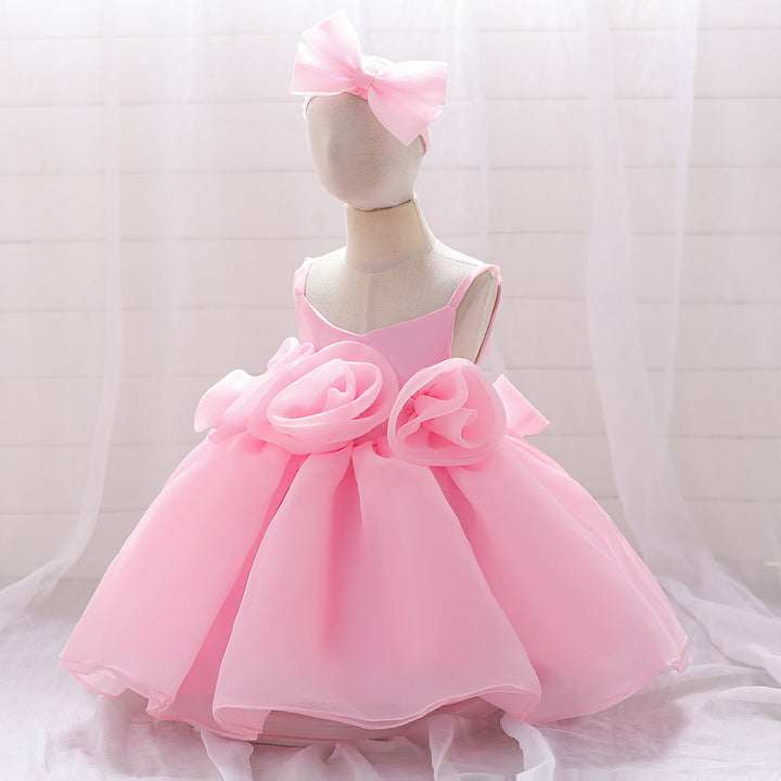 Pink Infant Girls Balloon Dress