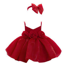 Net Balloon Mini Dress