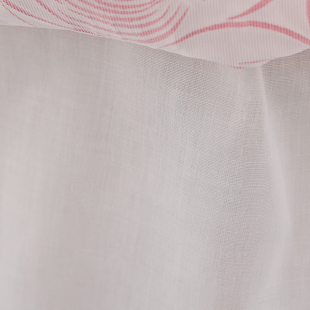 Girls Pink Self Design Flared Sleeve A-Line Maxi Dress