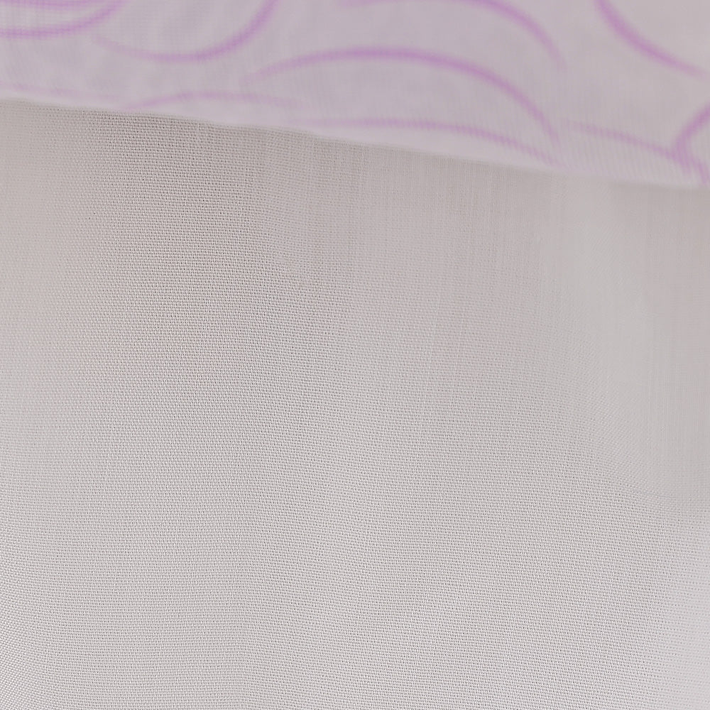 Girls Purple Floral A-Line Party Dress