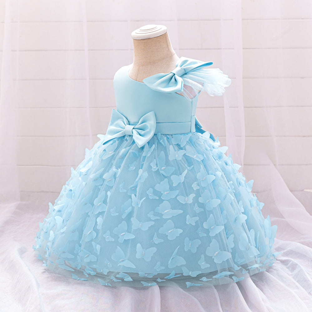 Girls Applique Fit & Flare Dress