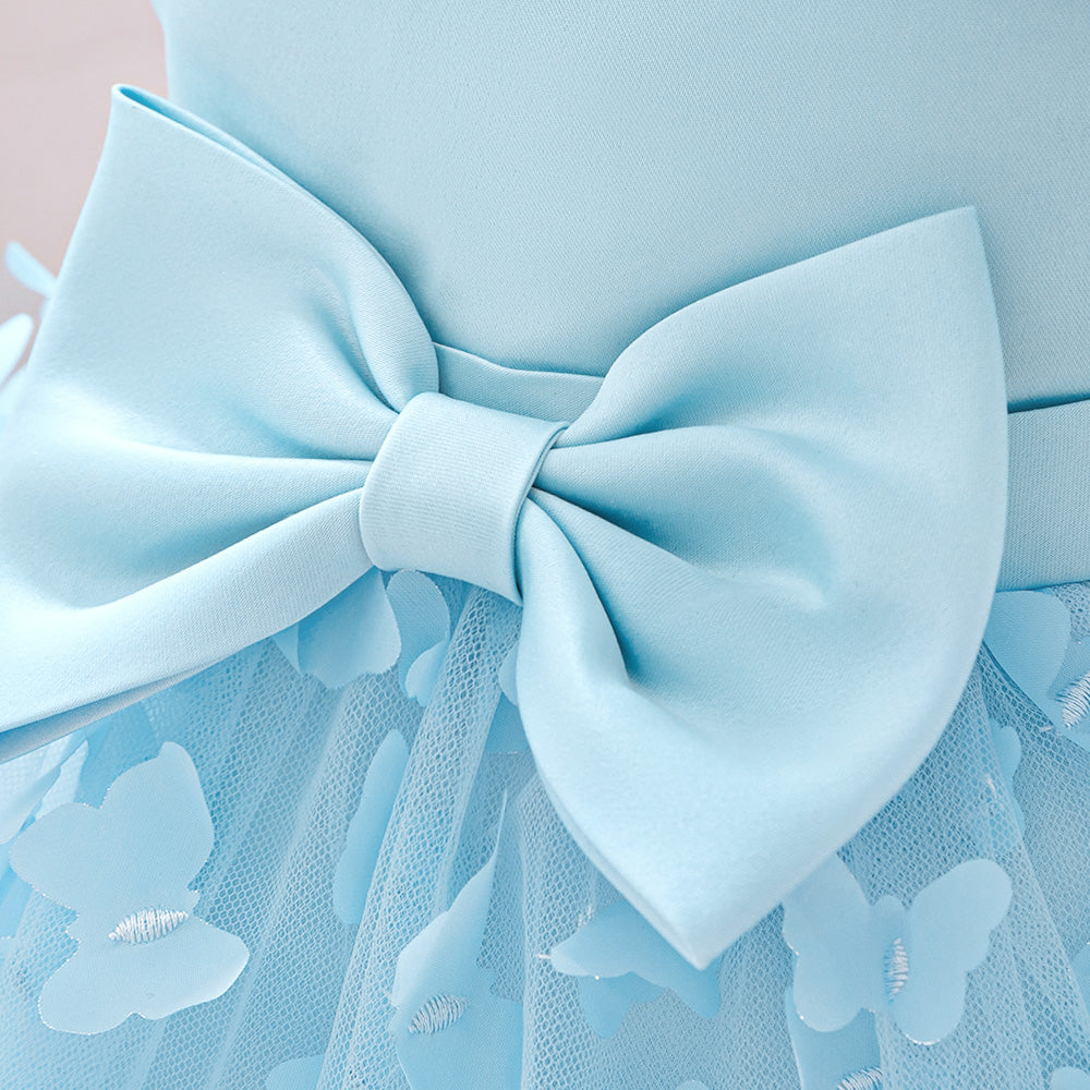 Girls Applique Fit & Flare Dress