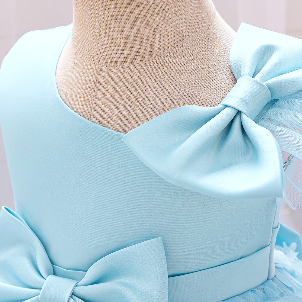 Girls Applique Fit & Flare Dress