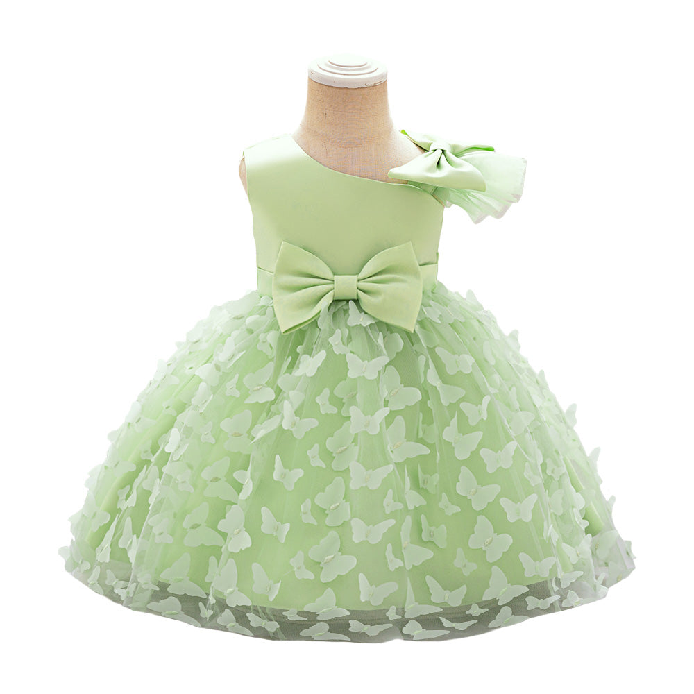 Girls Applique Fit & Flare Dress