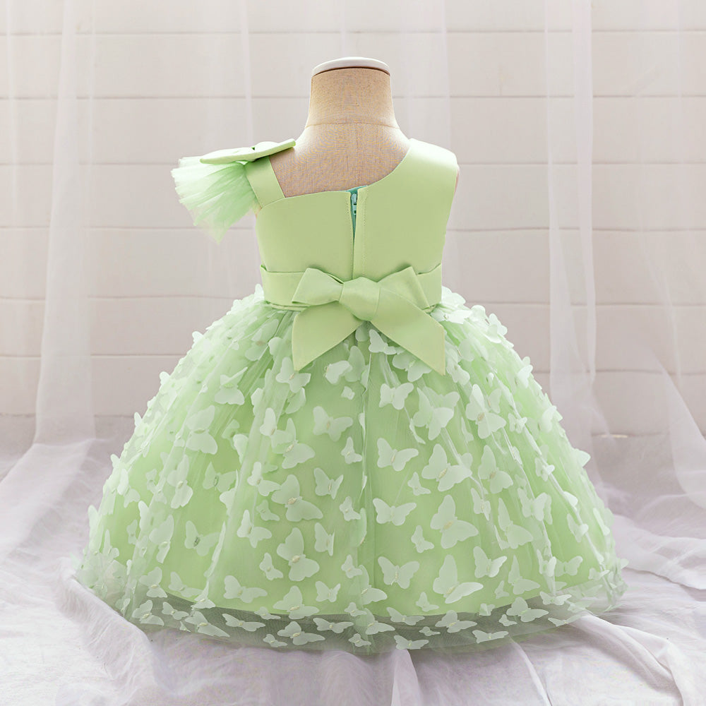 Girls Applique Fit & Flare Dress