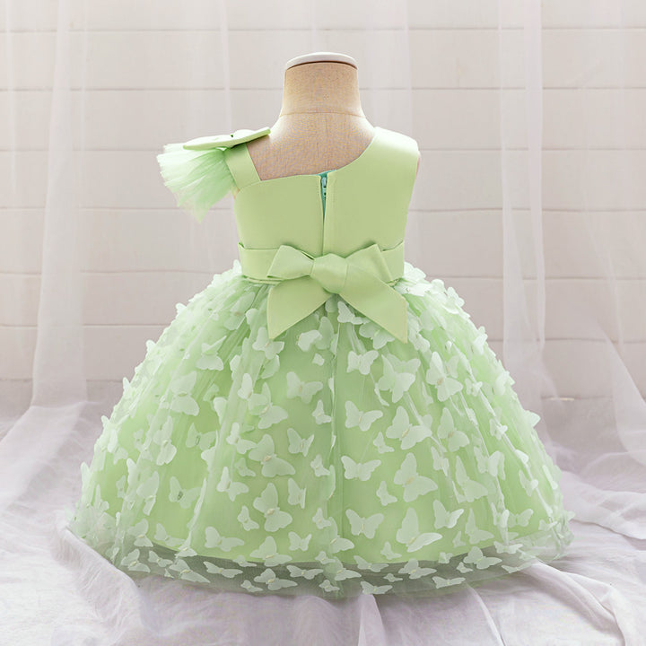 Girls Applique Fit & Flare Dress