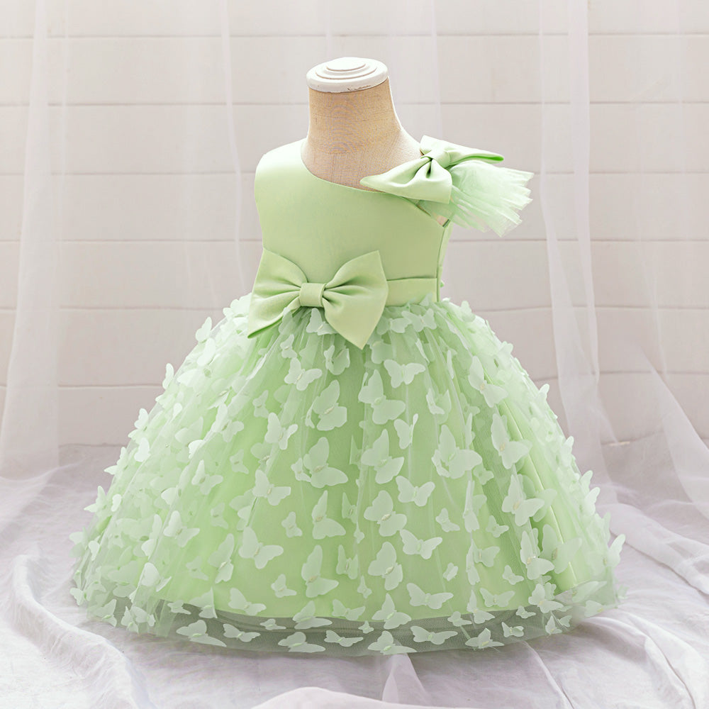 Girls Applique Fit & Flare Dress