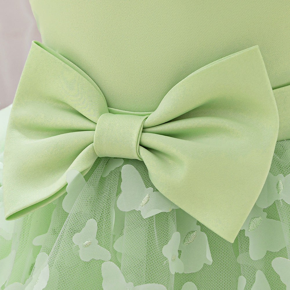 Girls Applique Fit & Flare Dress