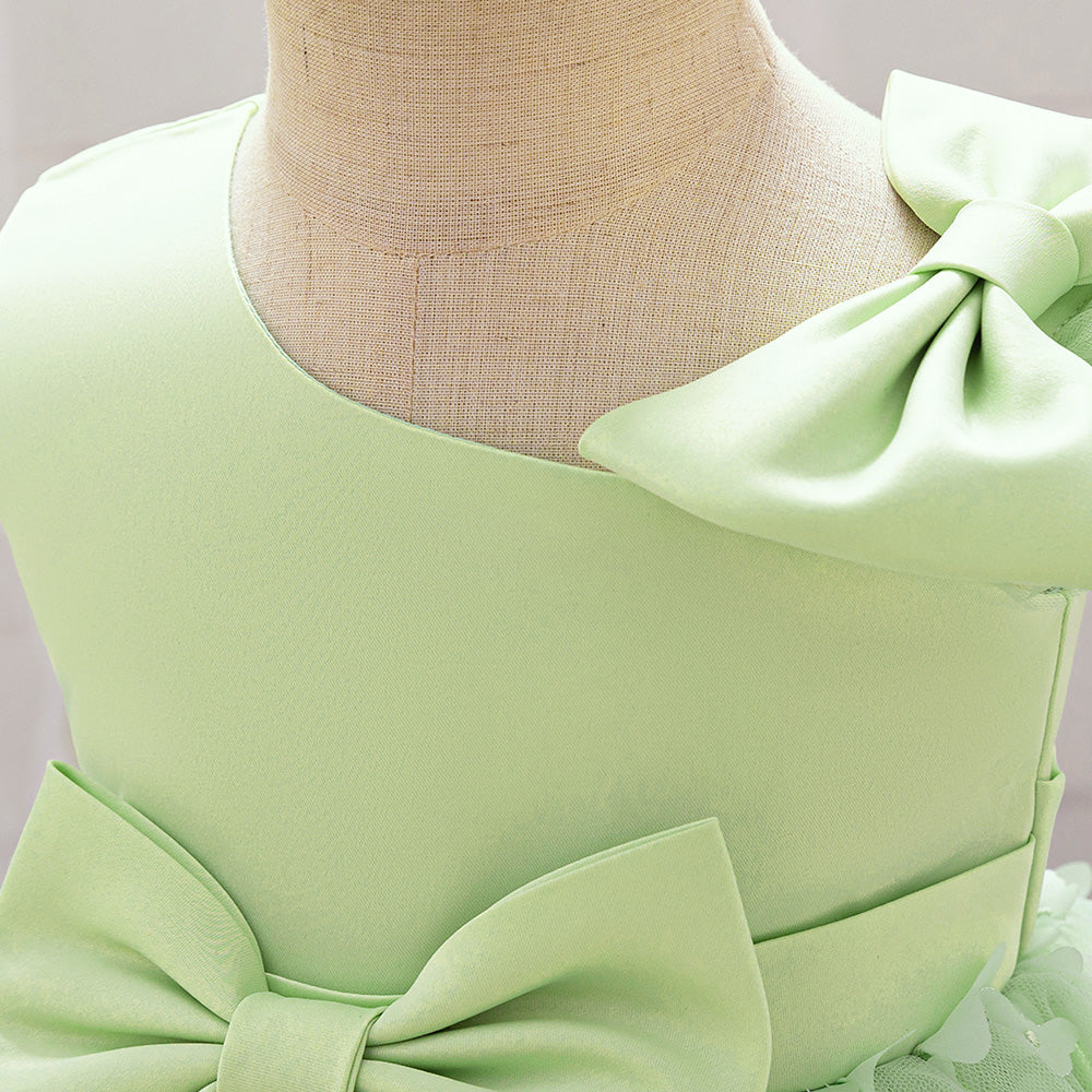 Girls Applique Fit & Flare Dress