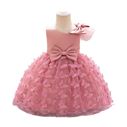Girls Applique Fit & Flare Dress