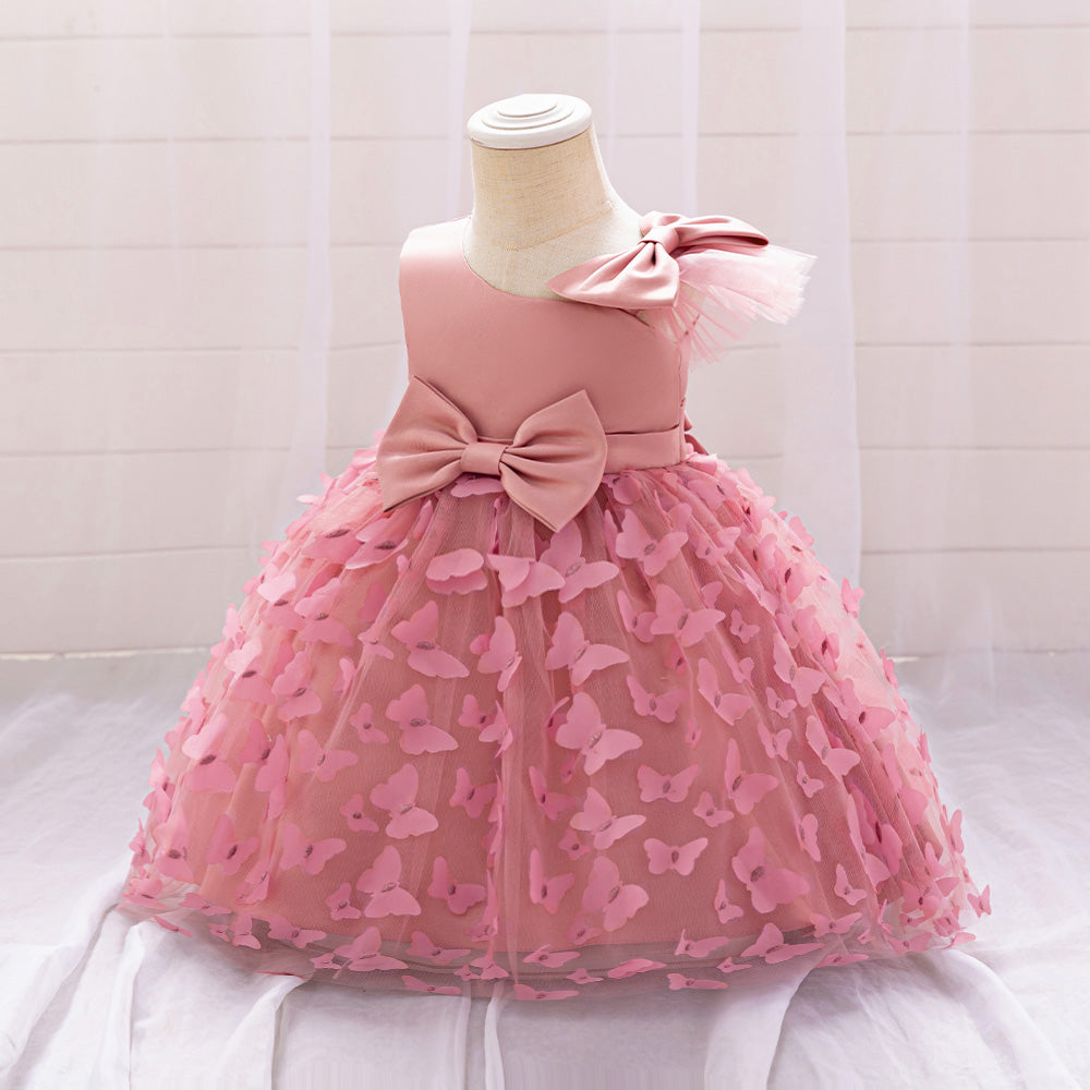 Girls Applique Fit & Flare Dress