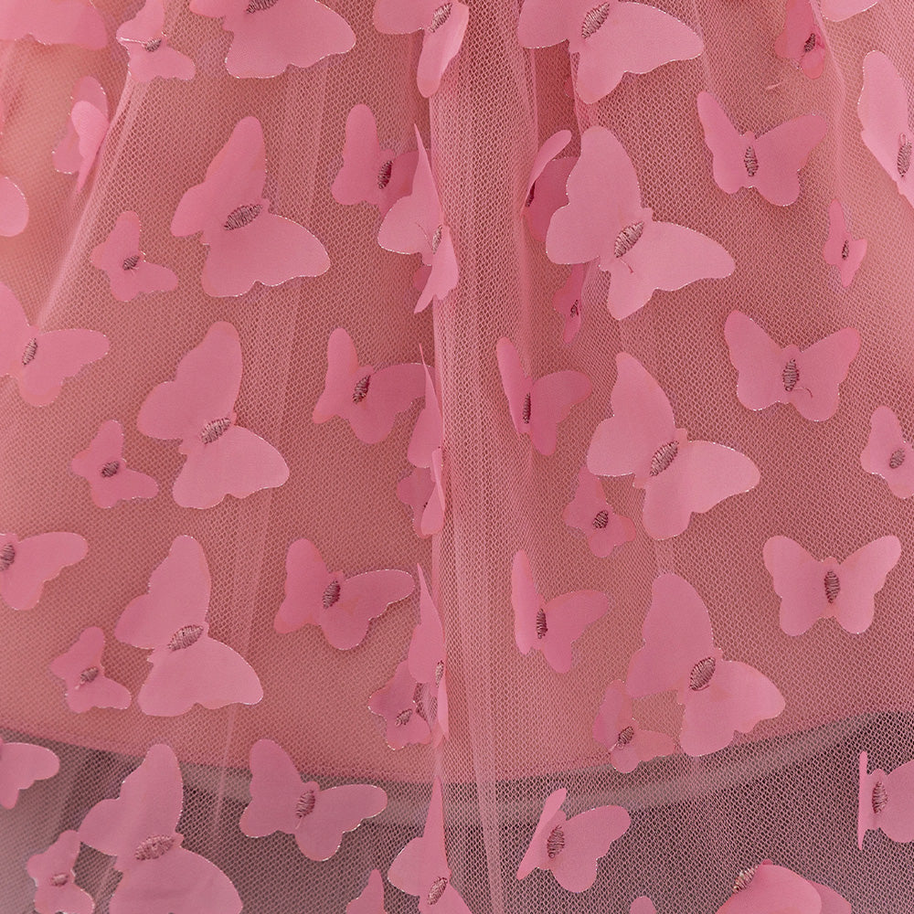 Girls Applique Fit & Flare Dress