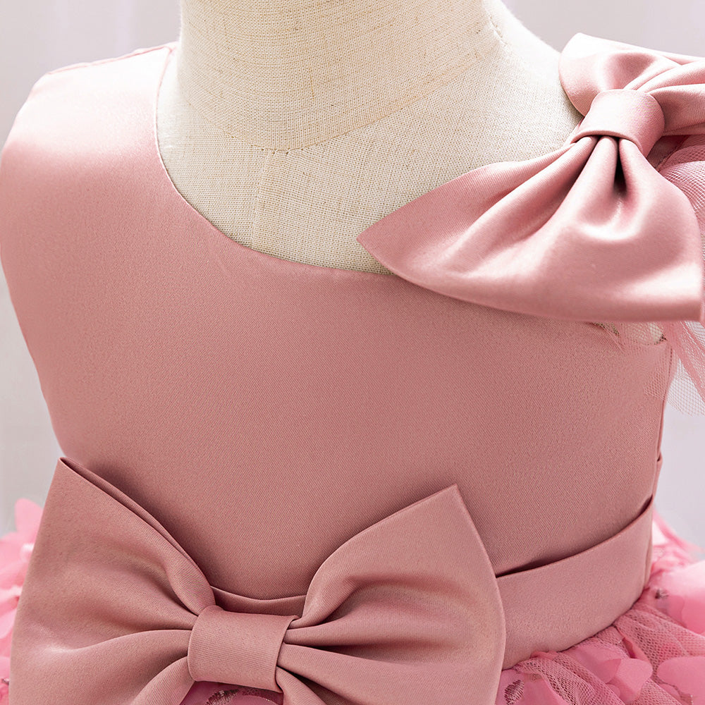 Girls Applique Fit & Flare Dress