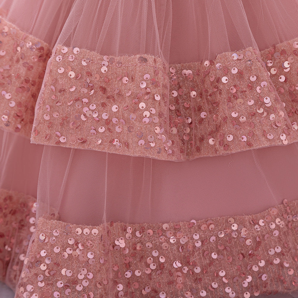Girls Embellished Fit & Flare Dress