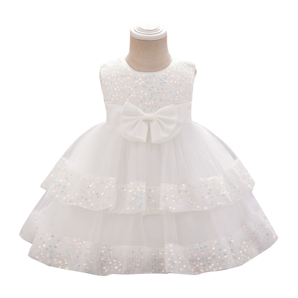 -Girls Embellished Fit & Flare Dress