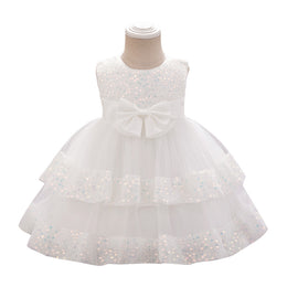 -Girls Embellished Fit & Flare Dress
