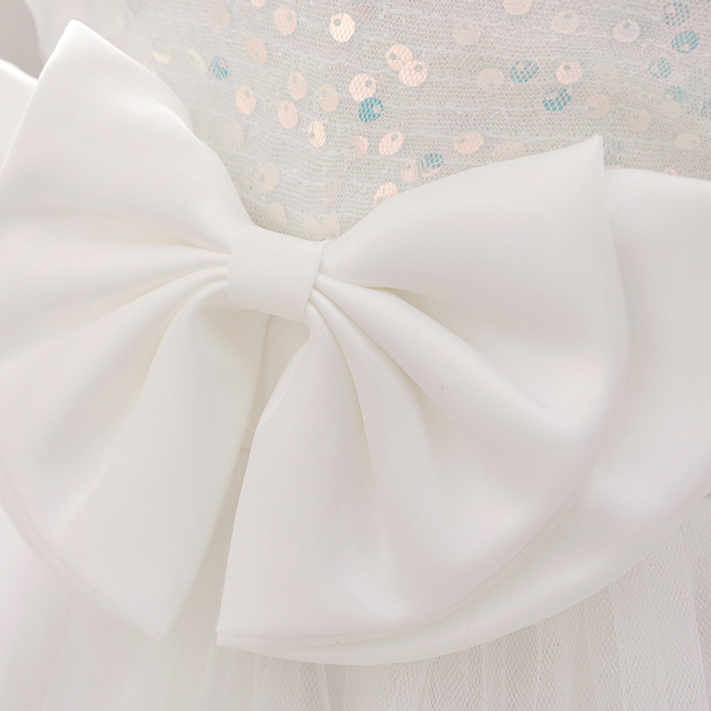 -Girls Embellished Fit & Flare Dress