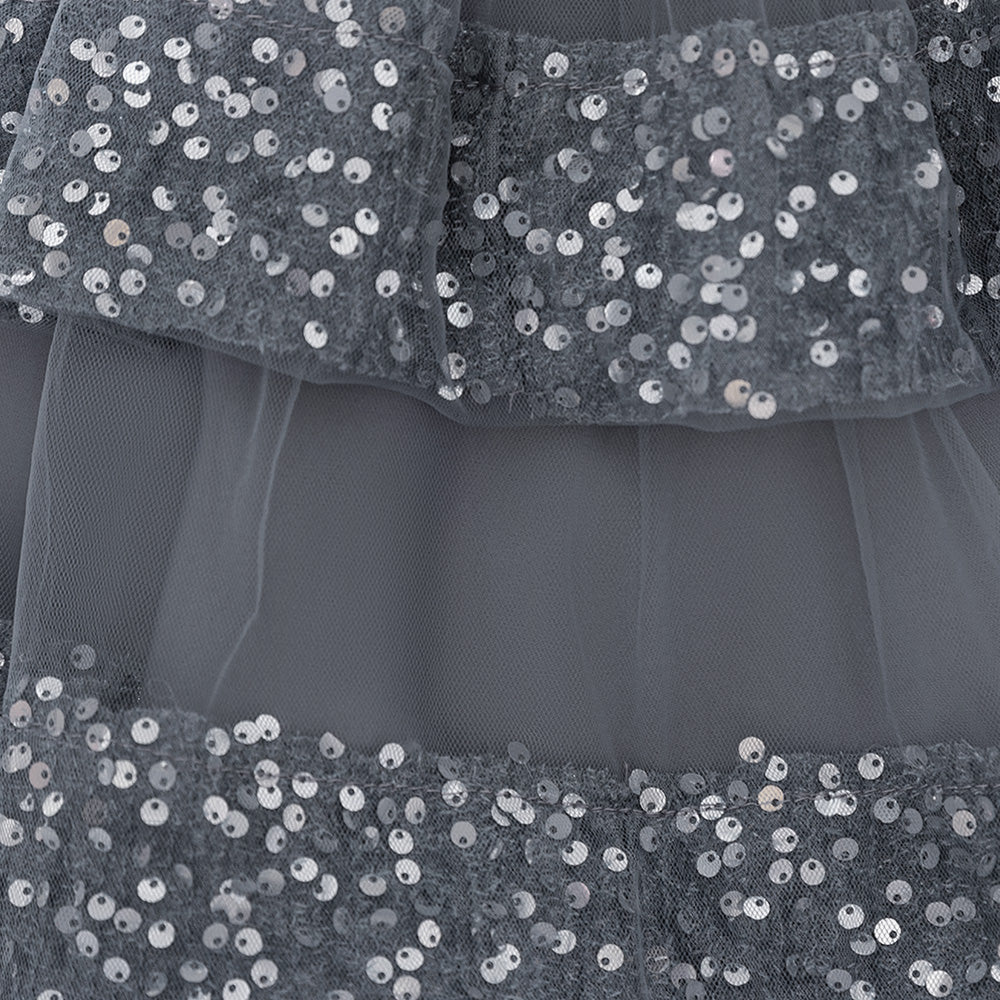 Girls Embellished Balloon Dress