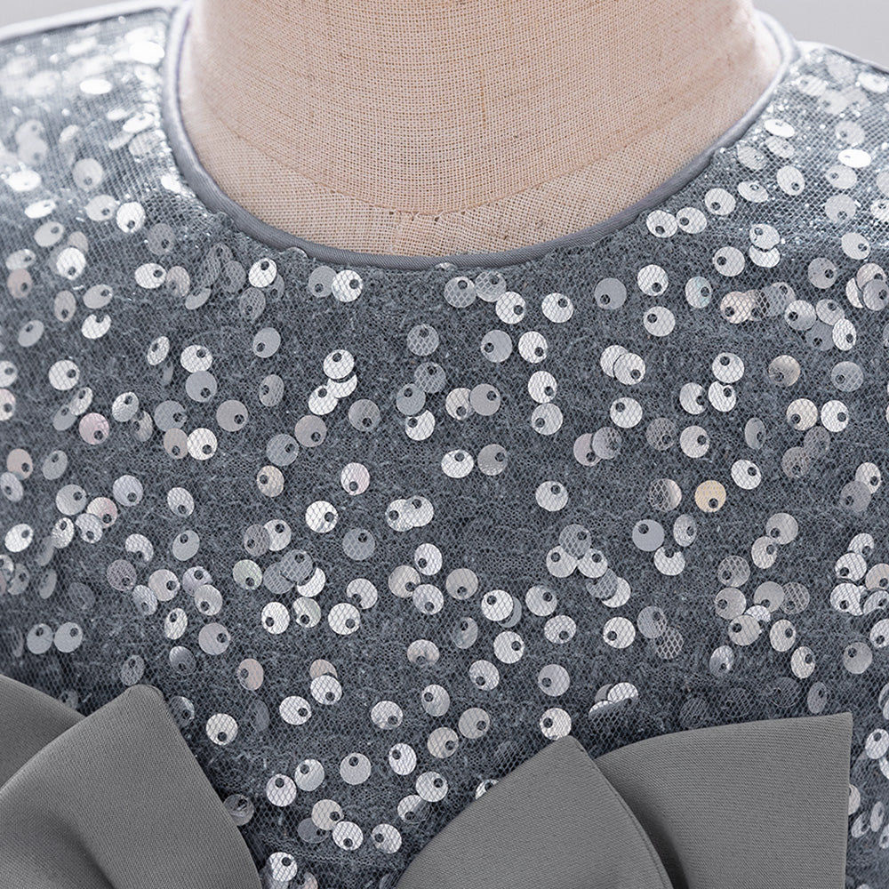 Girls Embellished Balloon Dress