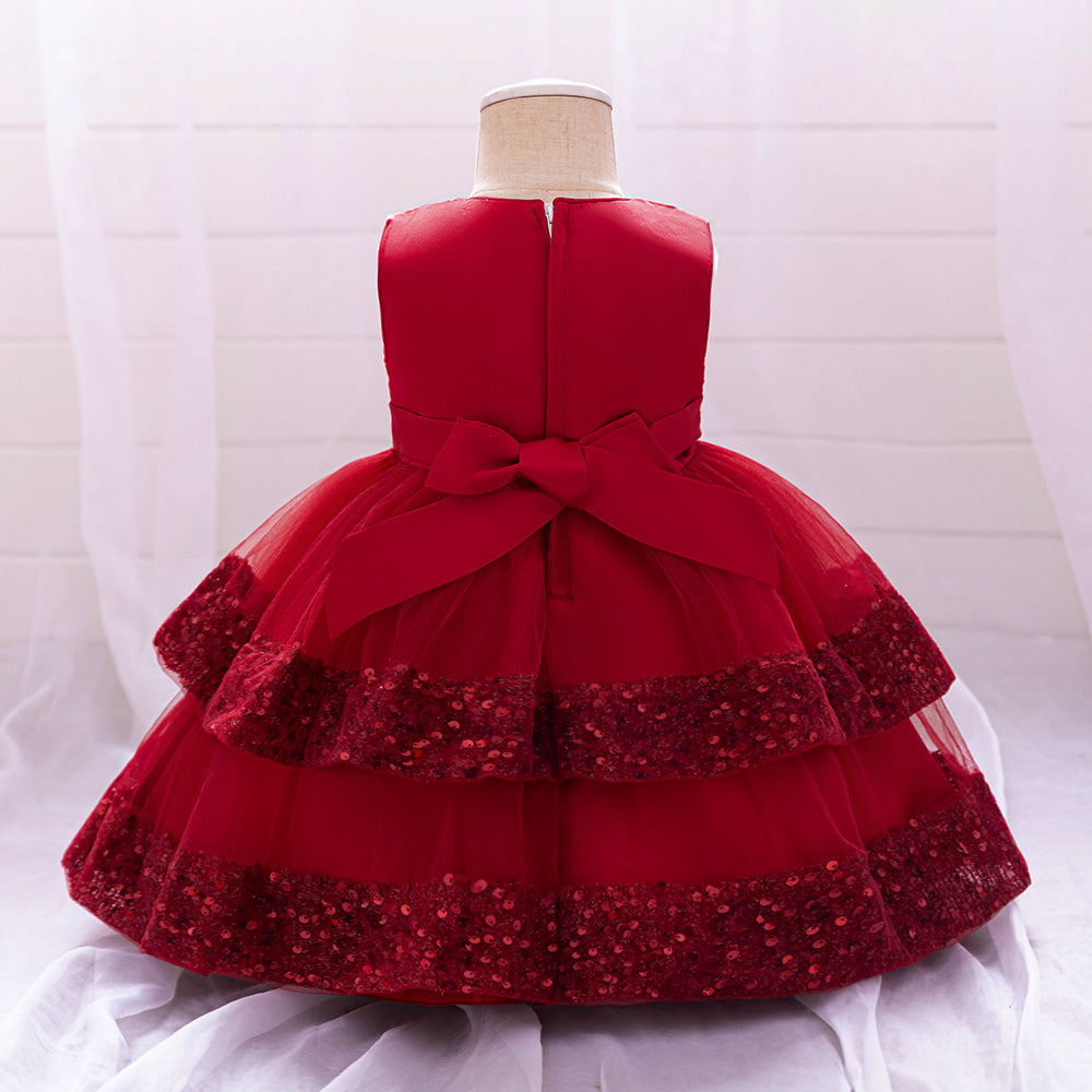 Girls Embellished Fit & Flare Dress