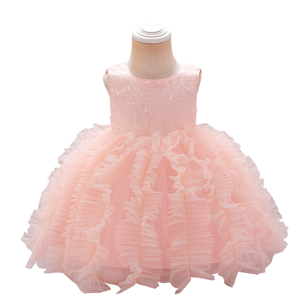 Girls Embellished Fit & Flare Maxi Dress