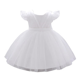 Girls Round Neck  A-Line Dress
