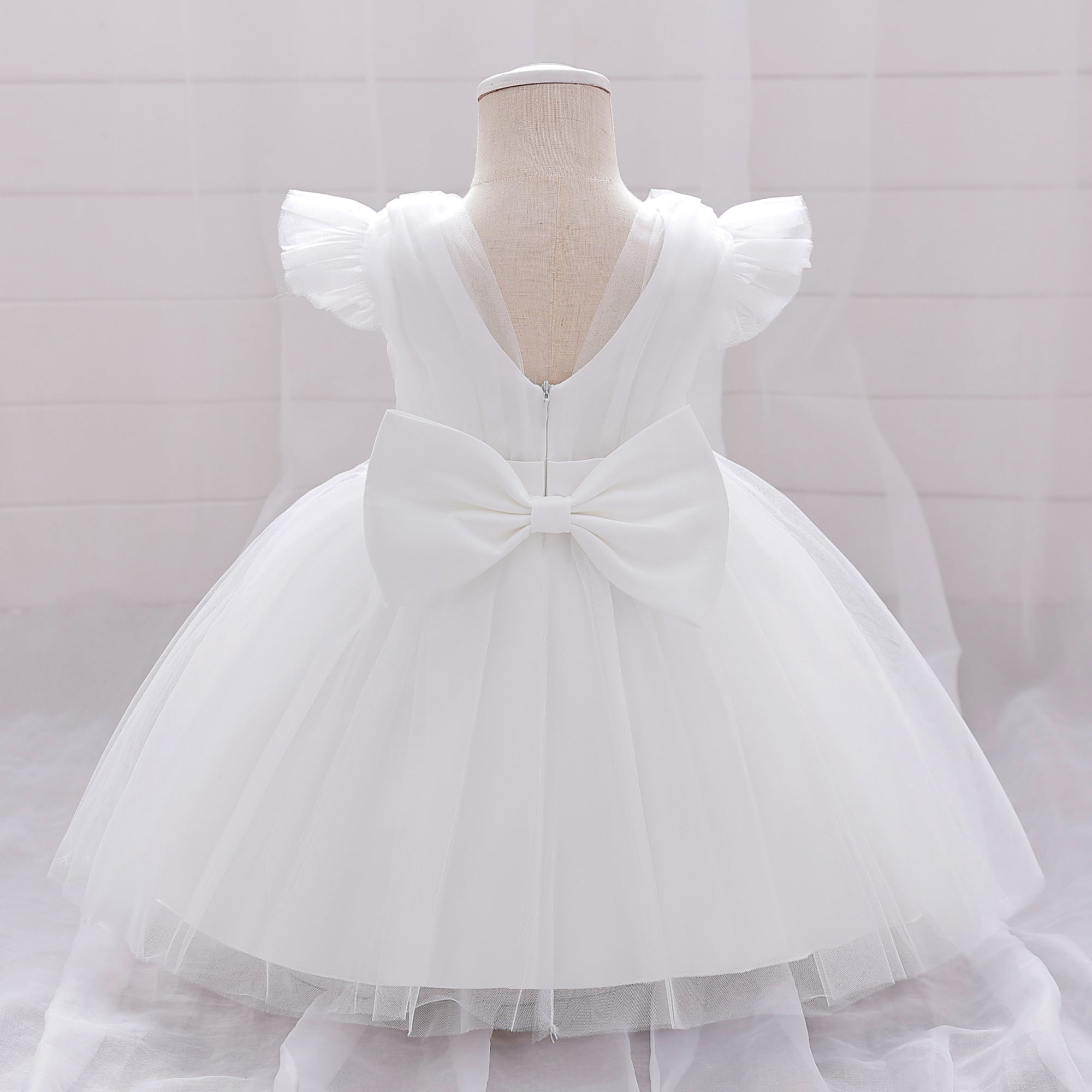 Girls Round Neck  A-Line Dress