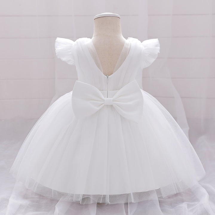Girls Round Neck  A-Line Dress