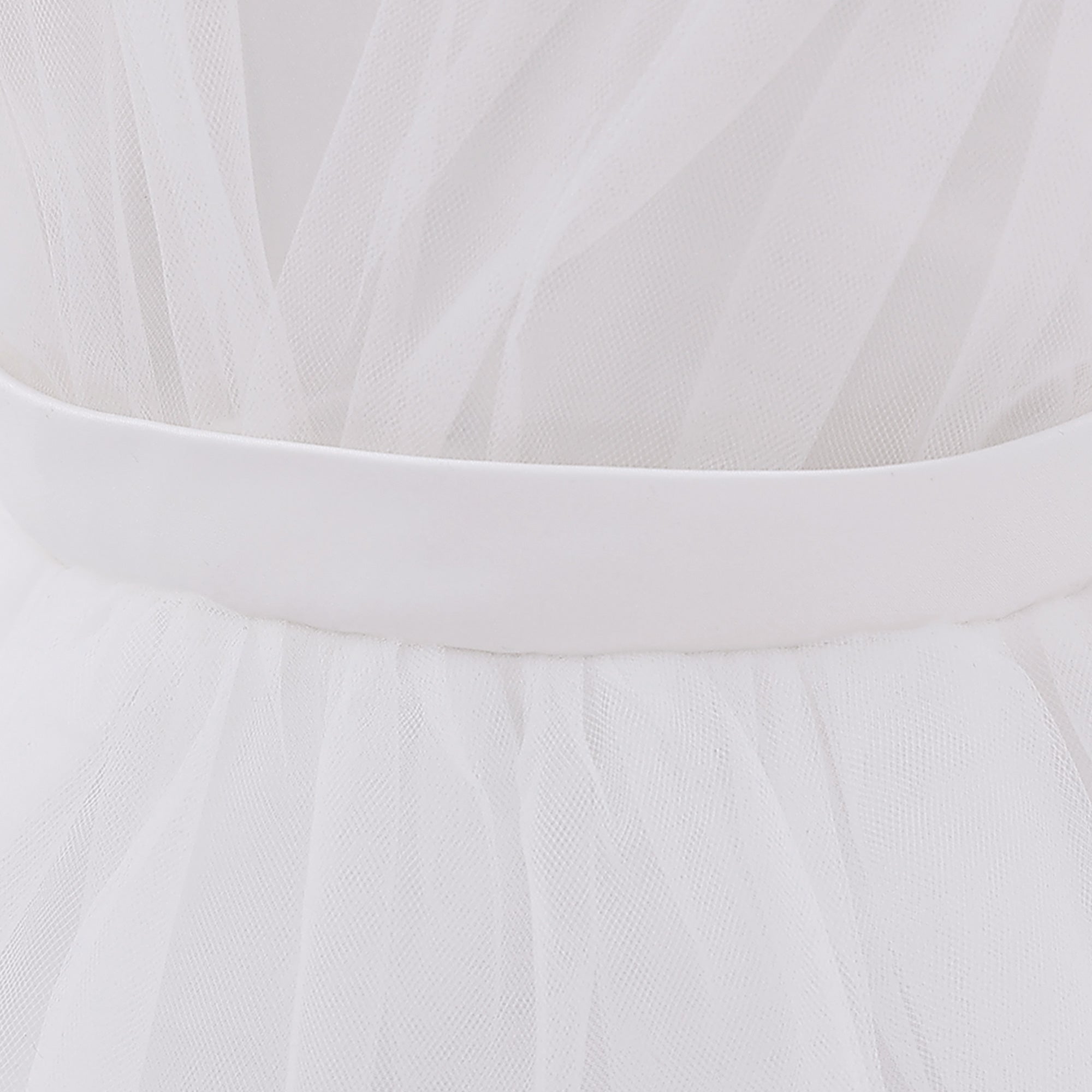 Girls Round Neck  A-Line Dress
