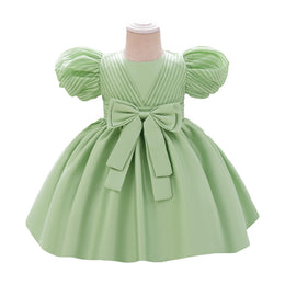 Puff Sleeve Fit & Flare Dress