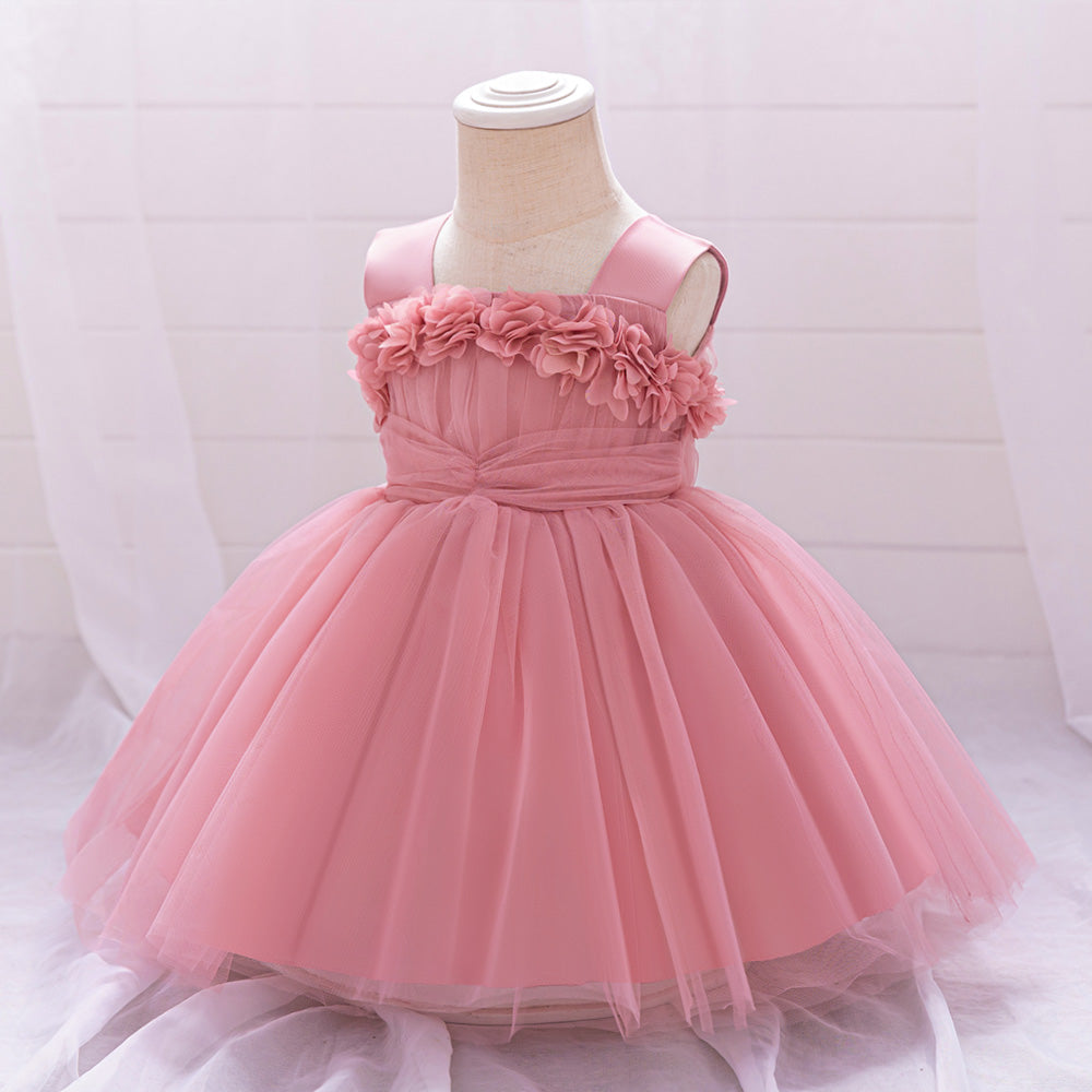 Applique Fit & Flare Dress