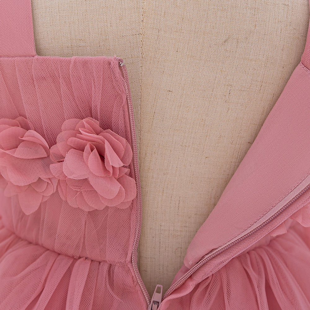 Applique Fit & Flare Dress