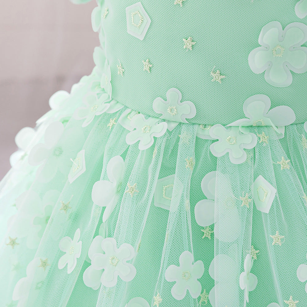 Puff Sleeve Fit & Flare Dress