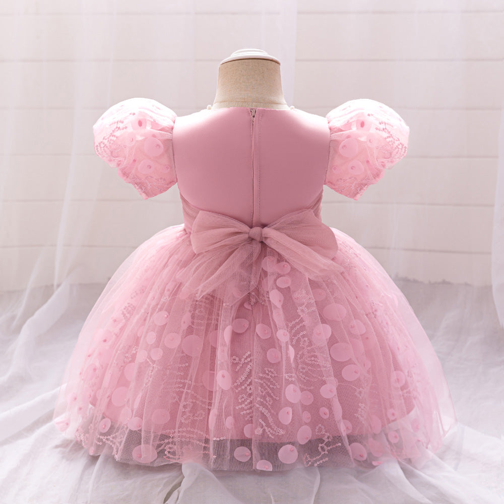 Embellished Applique Fit & Flare Dress