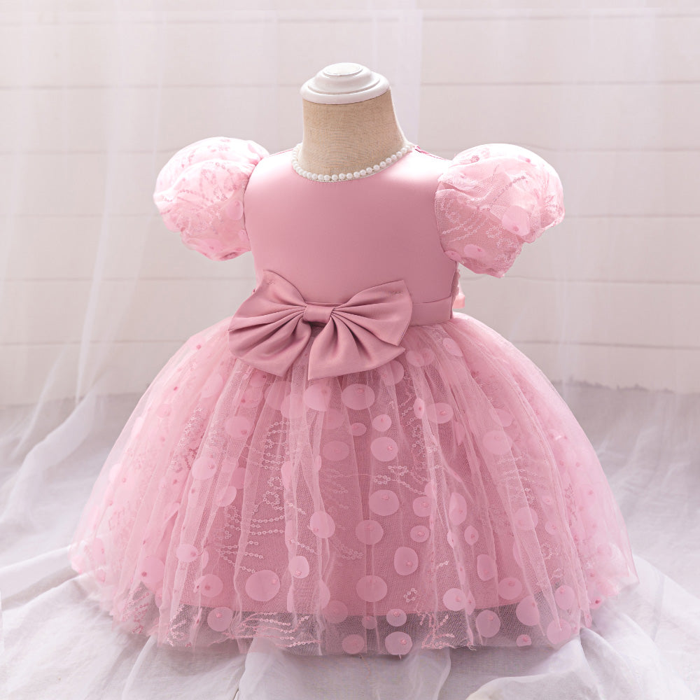 Embellished Applique Fit & Flare Dress