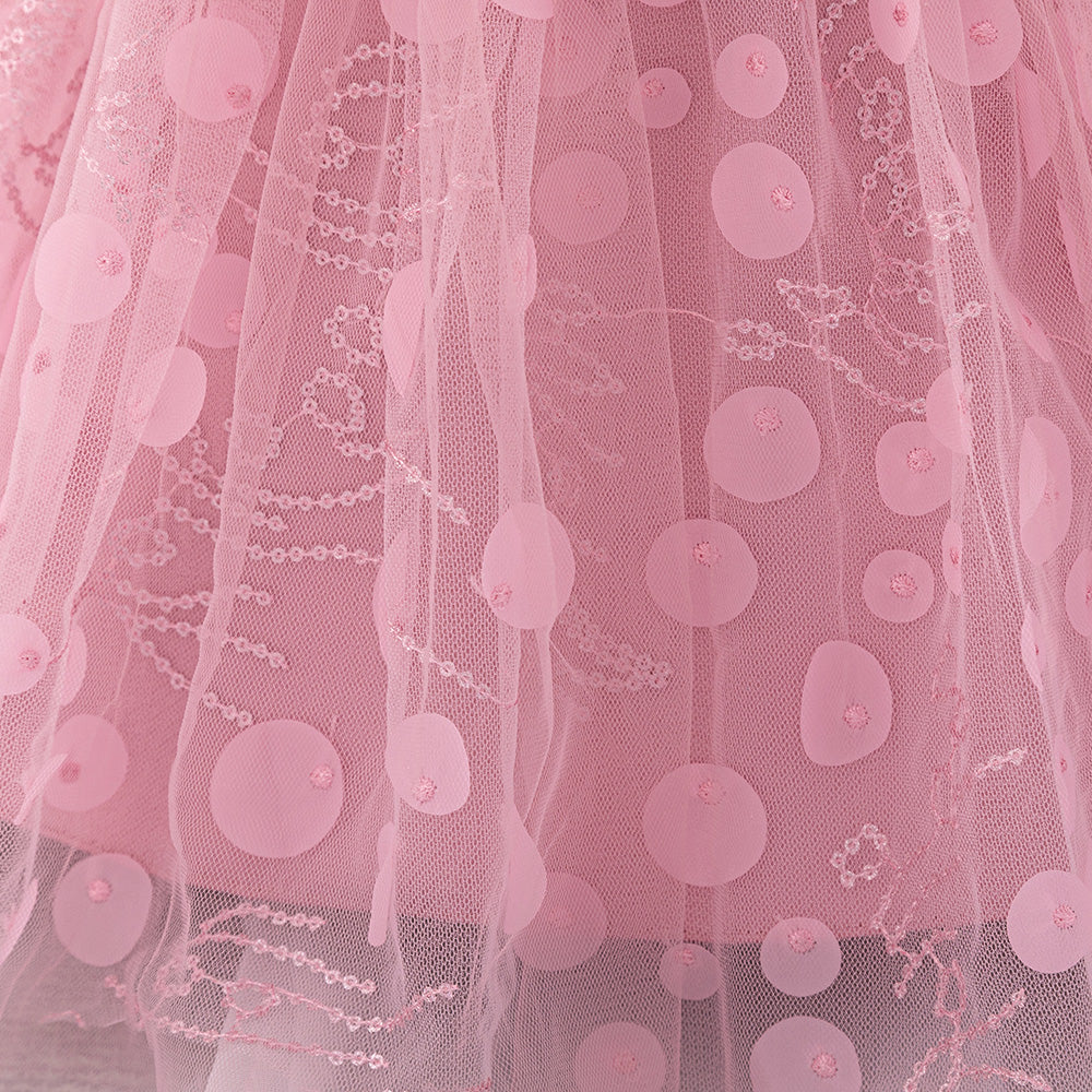 Embellished Applique Fit & Flare Dress