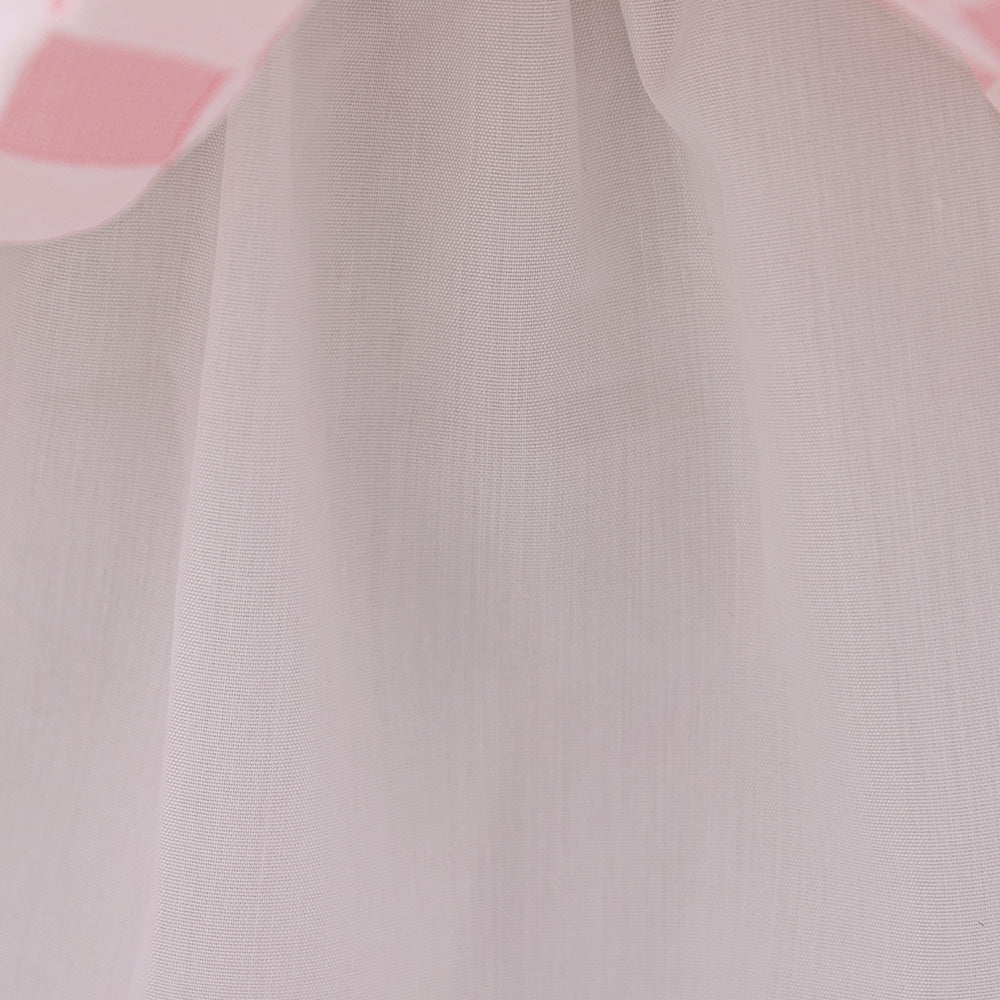 Checked Puff Sleeve Balloon Dress