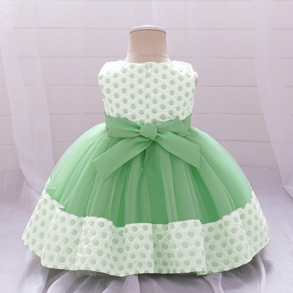 Applique Balloon Dress