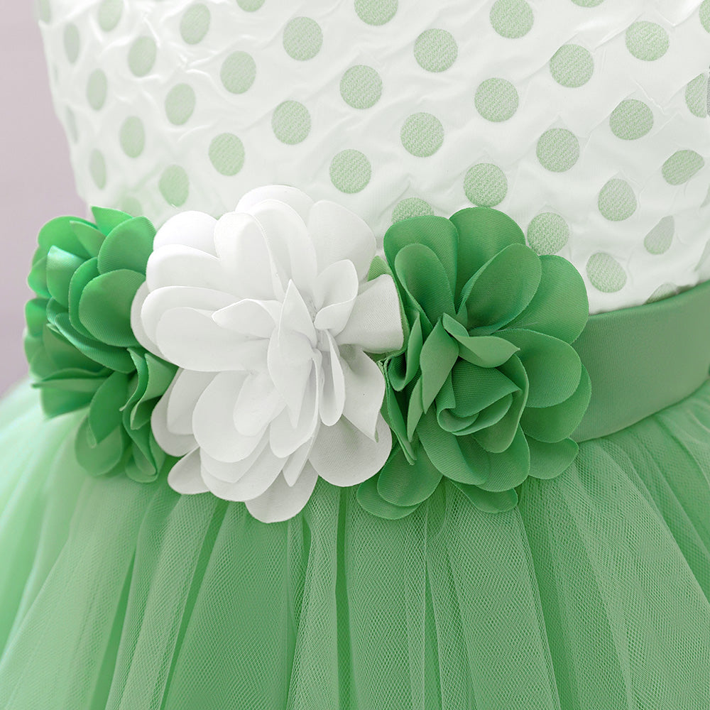 Applique Balloon Dress
