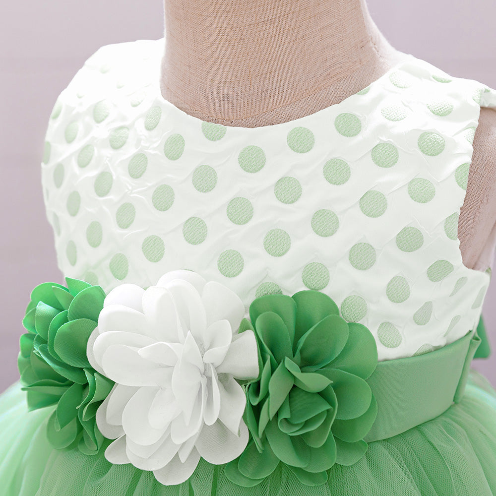 Applique Balloon Dress