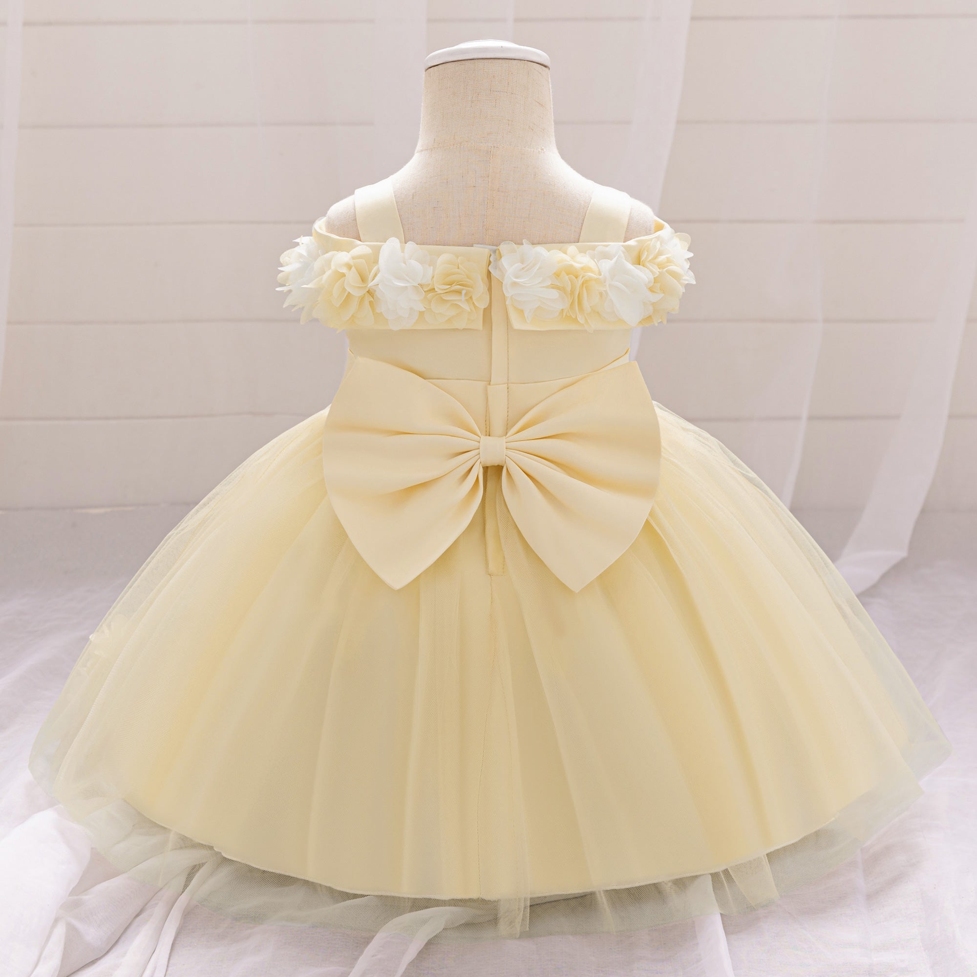 Girls Applique Midi Dress
