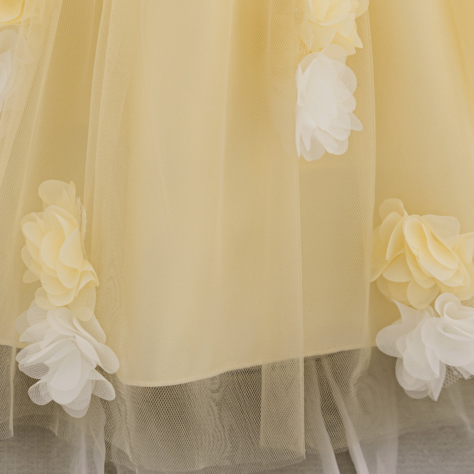 Girls Applique Midi Dress