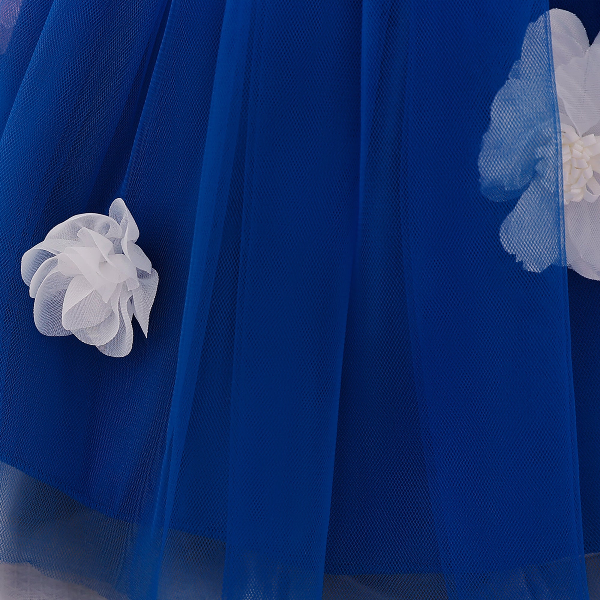 Girls Applique Gown Dress